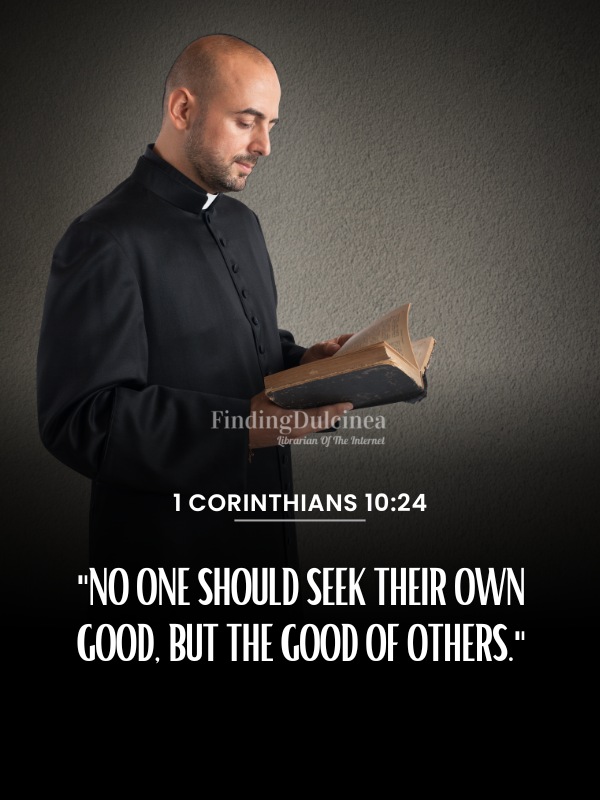1 Corinthians 10:24 - 120+ Bible Verses About Pride