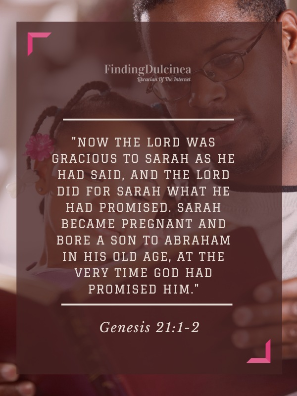 Genesis 21:1-2 - Bible Verses About Children