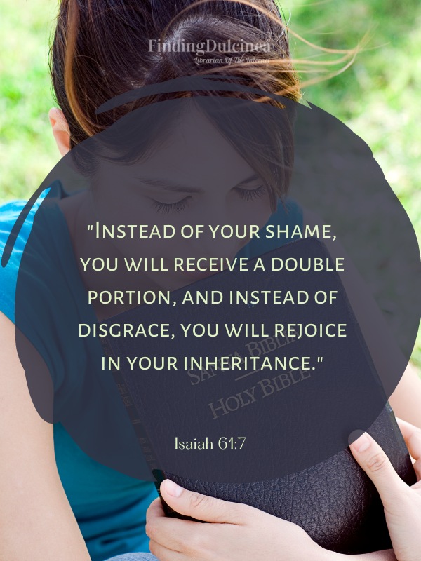 Isaiah 61:7 - Bible Verses About Forgiveness