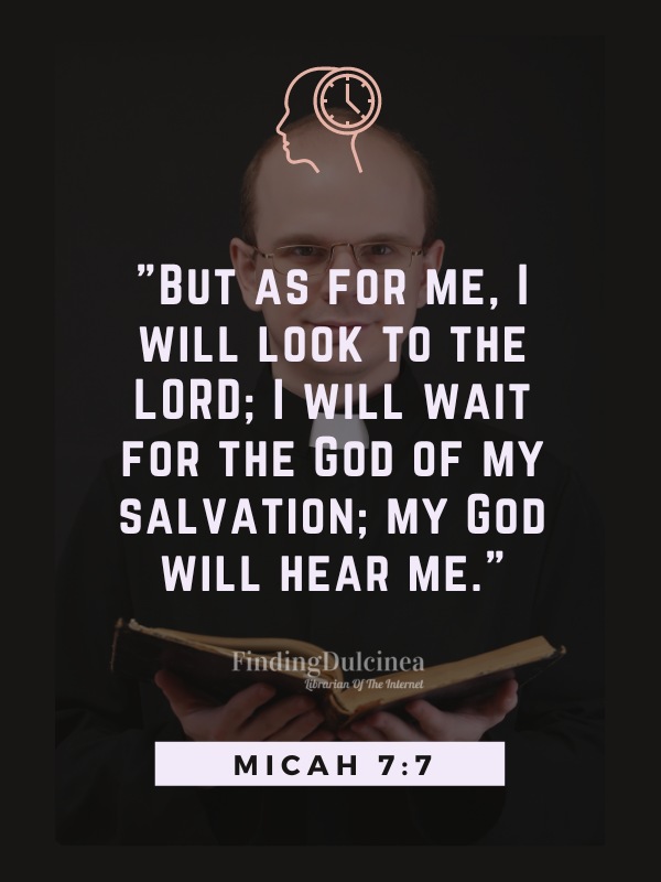Micah 7:7 - Bible Verses About Patience