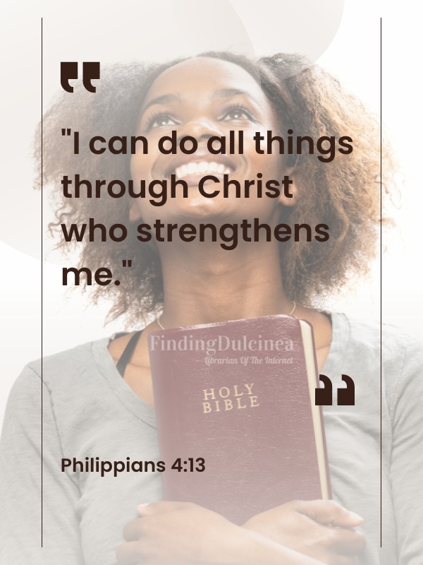 Bible Verses About Healing - "I can do all things through Christ who strengthens me."
