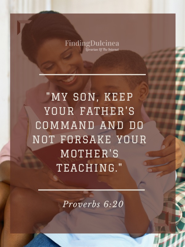 Proverbs 6:20 - Bible Verses About Children