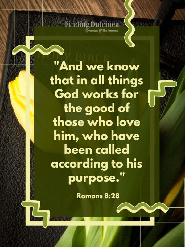 Romans 8:28 - Bible Verses About Healing Sickness