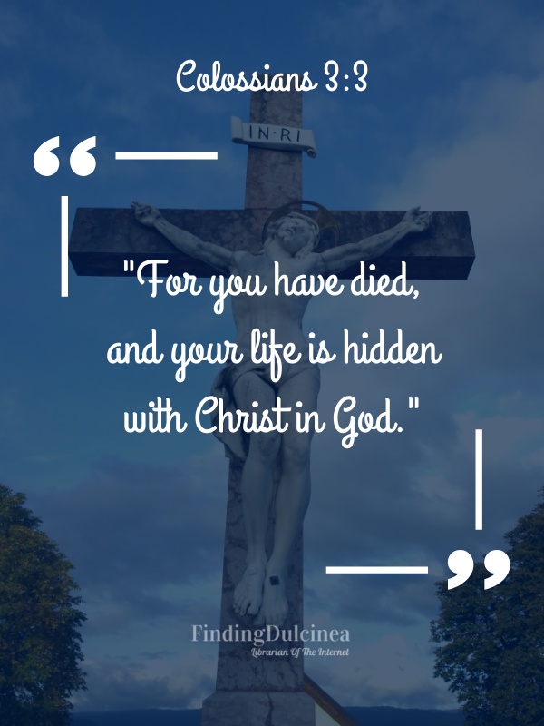Colossians 3:3 - Bible Verses About Death