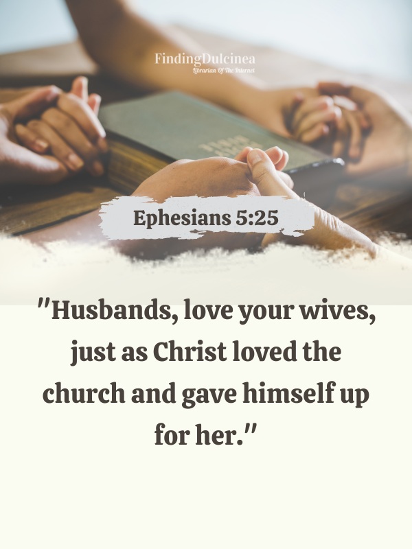 Ephesians 5:25 - Bible Verses About Faith