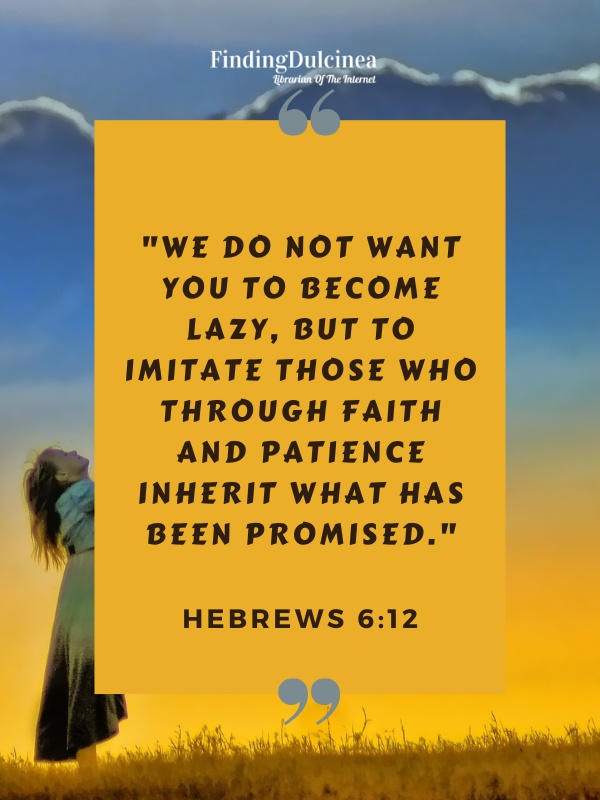 Hebrews 6:12 - Bible Verses About Trusting God