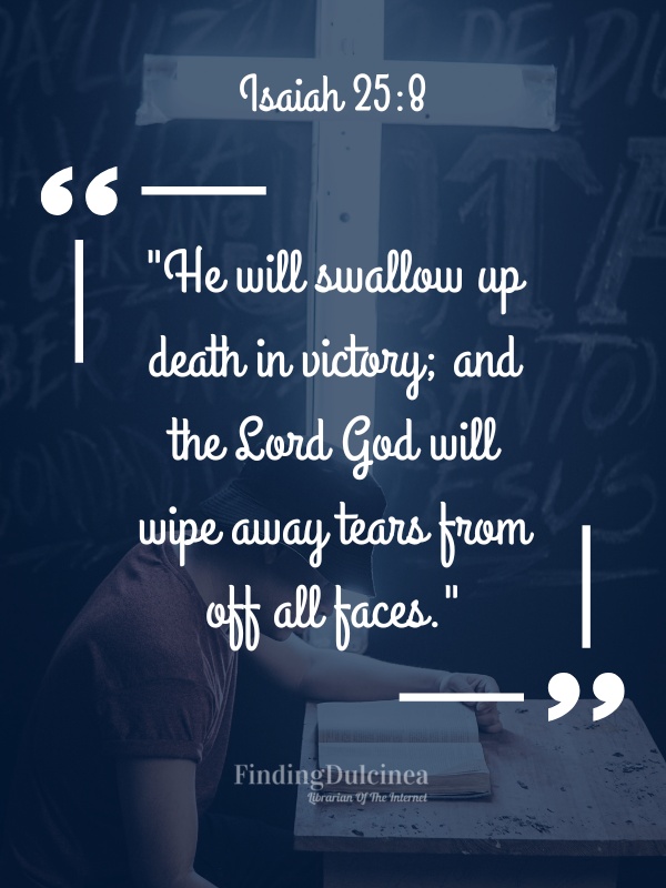 Isaiah 25:8 - Bible Verses About Death