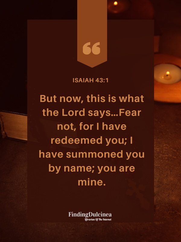 Isaiah 43:1 - Bible Verses About Confidence