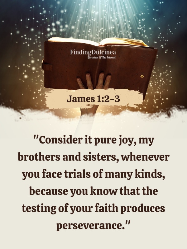 James 1:2-3 - Bible Verses About Faith