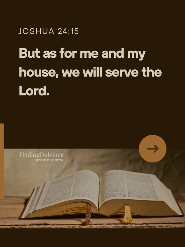 Joshua 24:15 - Bible Verses About Family