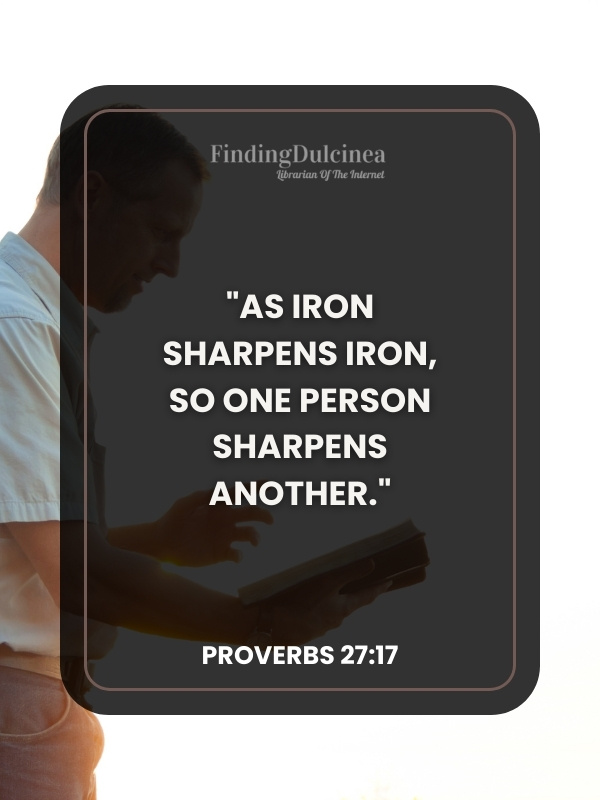 Proverbs 27:17 - Bible Verses About Leadership