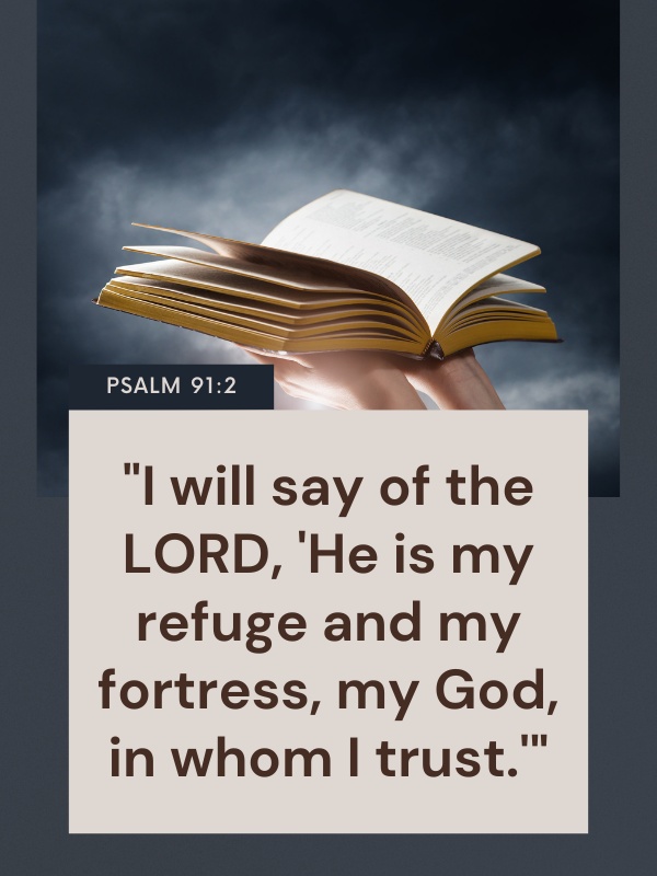 Psalm 91:2 - Bible Verses About Protection