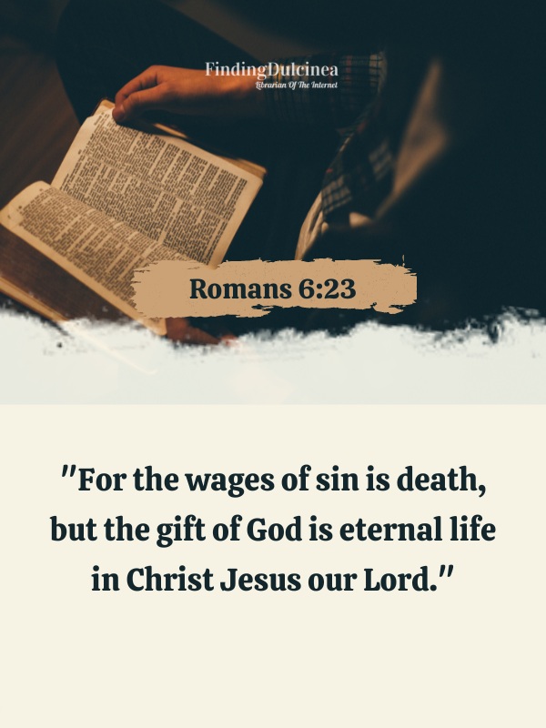 Romans 6:23 - Bible Verses About Faith