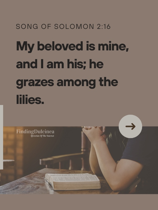 Song of Solomon 2:16 - Bible Verses About Family