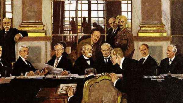 Painting of Paris Peace Conference