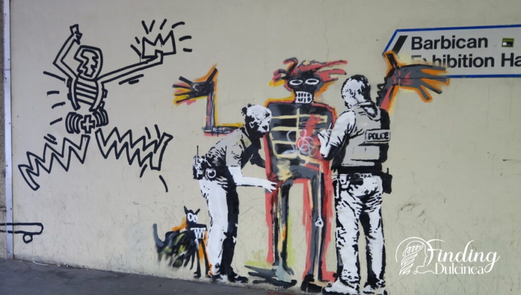 Commemorating a Legend in London – Basquiat Mural by Banksy