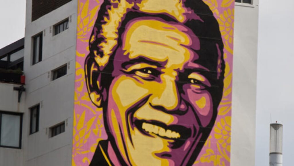 Iconic Tribute in Johannesburg – Nelson Mandela Mural by Shepard Fairey