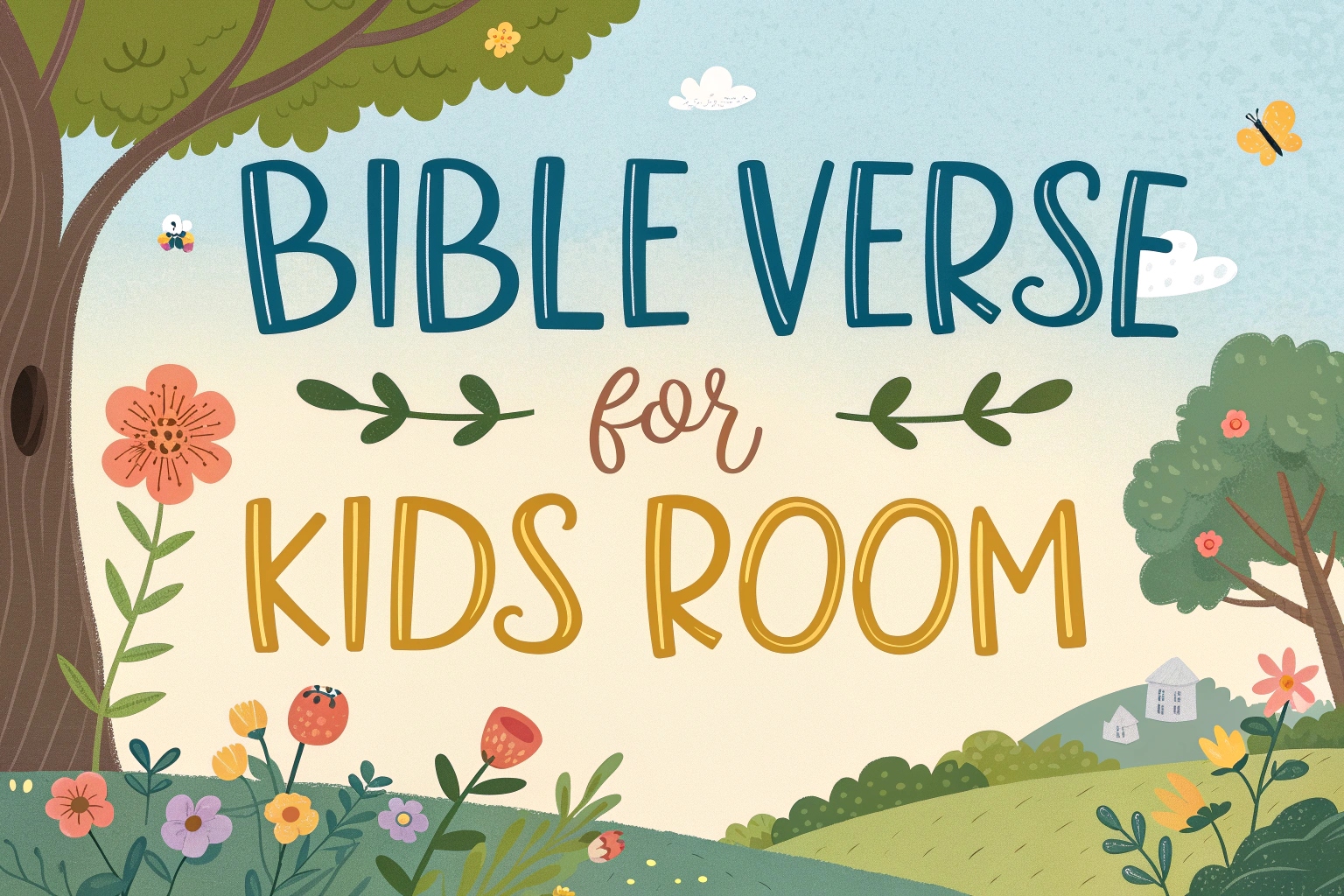 bible verse for kids room