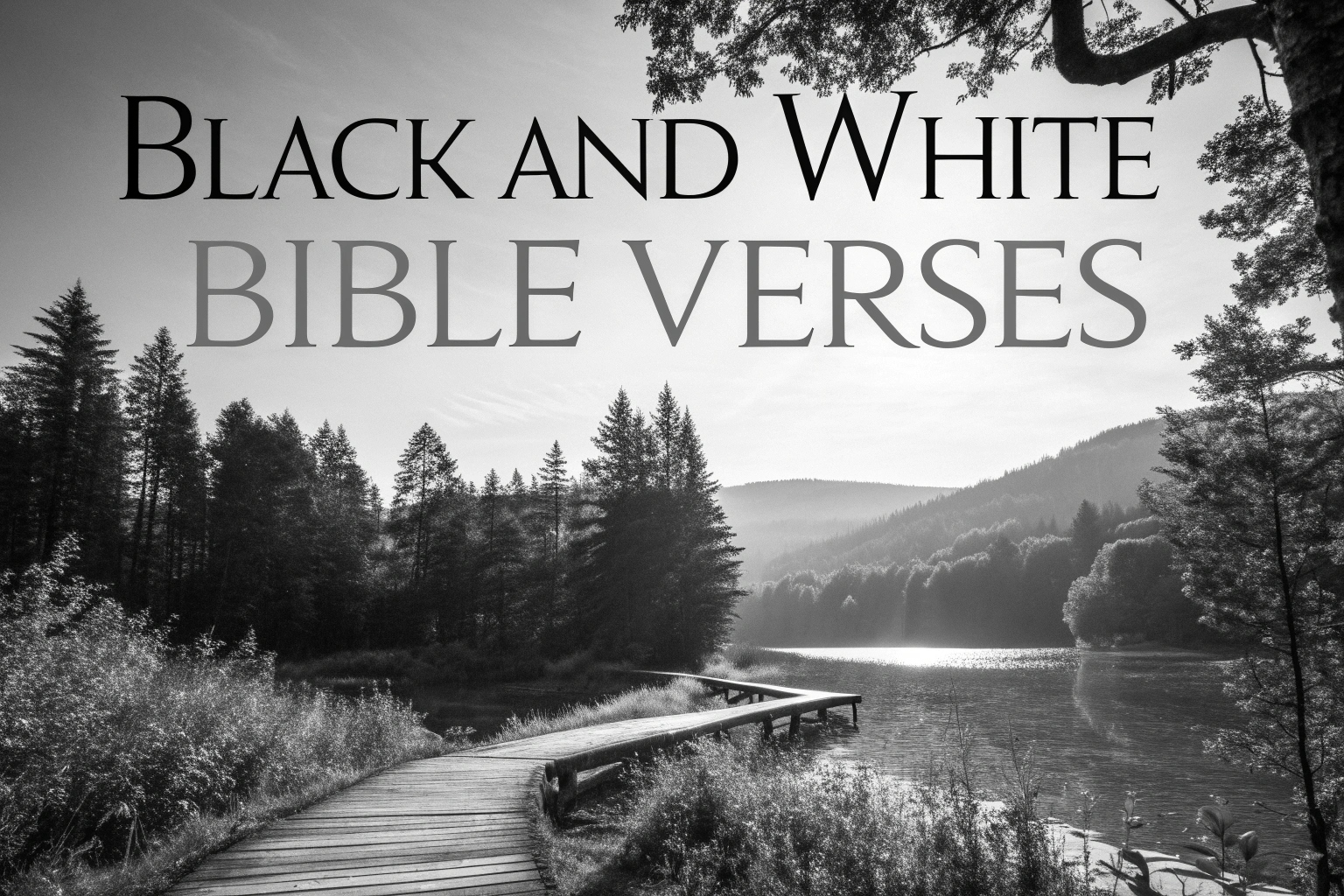 Blanck Scripture 15 Black and White Bible Verses Every Believer Needs
