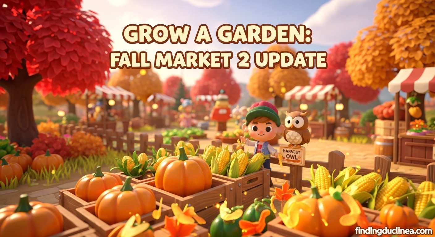 Grow a Garden Fall Market 2 Update All Details & Times