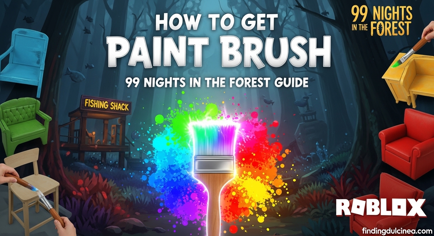 How to Get Paint Brush in 99 Nights Forest? Guide